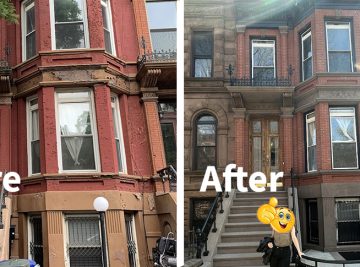 brownstone restoration before-after
