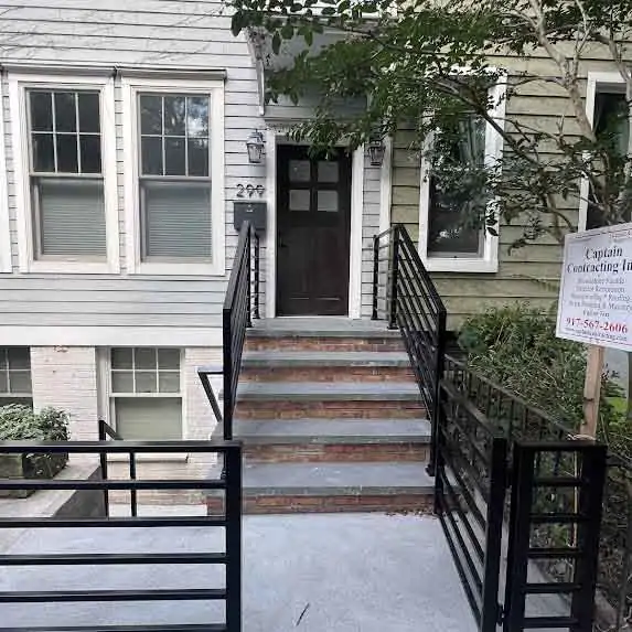 stoop rebuilds with bricks