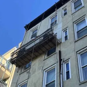 Read more about the article Suspended Scaffold and Rear Facade Waterproofing Work | NY 11218